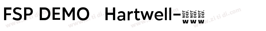 FSP DEMO   Hartwell字体转换